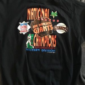 Giants baseball Vintage crew neck 1989